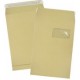 Gpv pochettes à soufflets, c4, 229 x 324 mm, kraft brun
