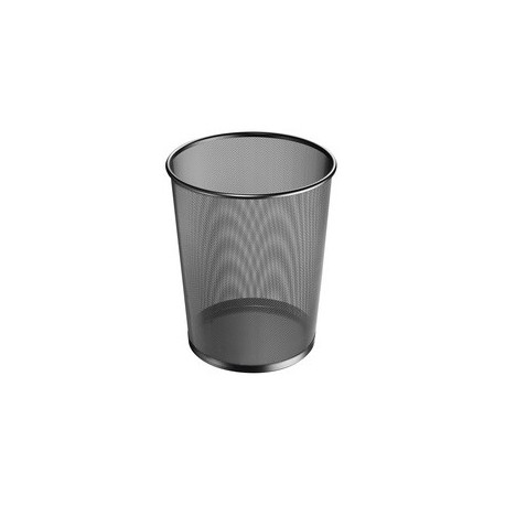 Herlitz corbeille à papier manhattan, 18 litres, noir