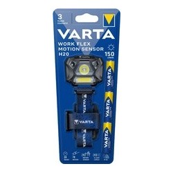 Varta lampe frontale "work flex motion sensor h20", 3x aaa