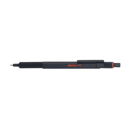 Rotring stylo à bille rétractable 600, argent