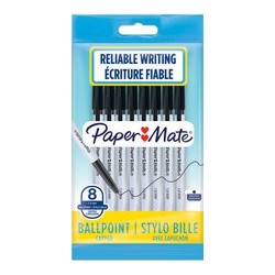 Paper:mate stylo à bille 045, sachet de 8, assorti