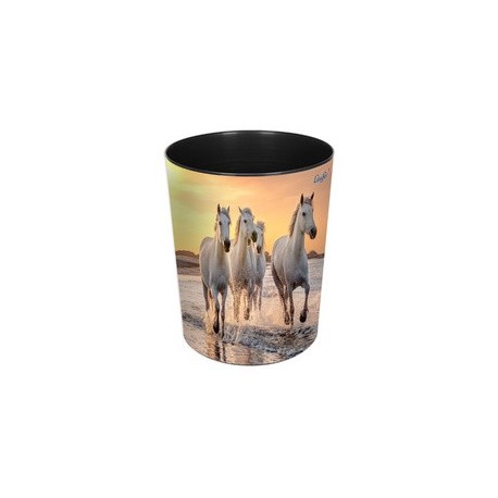 Läufer corbeille à papier chevaux sur la plage