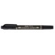 Pentel marqueur permanent pen, double pointe, noir