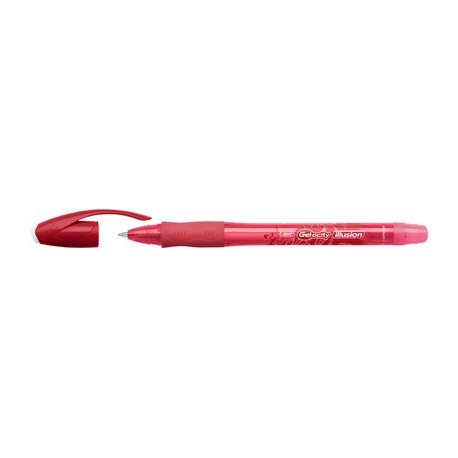 Bic stylo à encre gel gelocity illusion, rouge