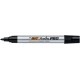 Bic marqueur permanent pro, pointe ogive, noir