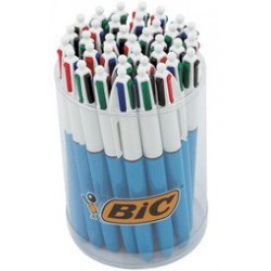 Bic stylo à bille 4colours original, présentoir de comptoir