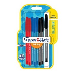 Paper:mate stylo à bille inkjoy 100, blister de 8