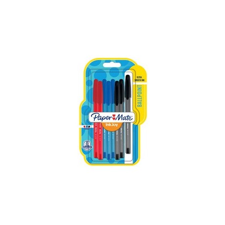 Paper:mate stylo à bille inkjoy 100, blister de 8