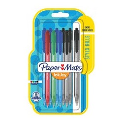 Paper:mate stylo à bille inkjoy 100 rt, blister de 8