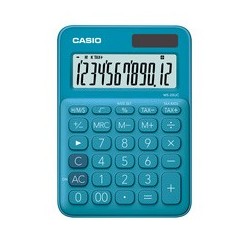 Casio calculatrice de bureau ms-20uc-bu, bleu