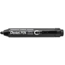 Pentel marqueur permanent nxn50 rétractable, noir