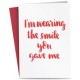 RÖmerturm carte de voeux i am wearing the smile you gave me