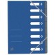 Oxford trieur top file+, a4, 8 compartiments, noir