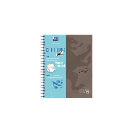 Oxford cahier touch european book 4 "write & erase", rouge