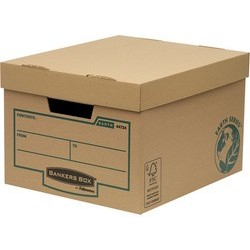 Fellowes bankers box earth carton d'archives/de transport (LOT DE 10)