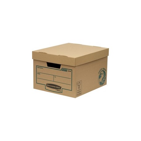 Fellowes bankers box earth carton d'archives/de transport (LOT DE 10)