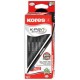 Kores stylo à bille jetable k-pen super slide k, bleu