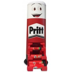 Pritt bâton de colle, dans un présentoir de 69