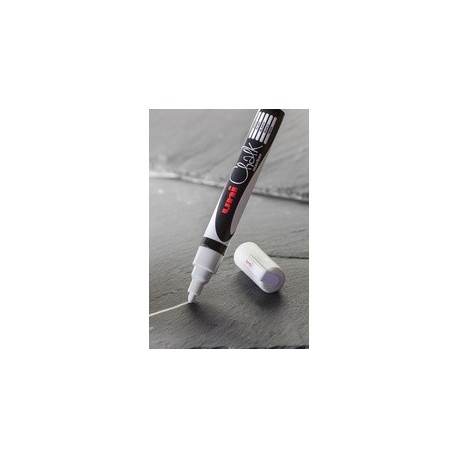 Uni-ball marqueur craie chalk pwe-17k, extra large, noir