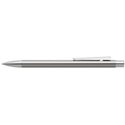 Faber-castell stylo à bille neo slim, acier inox, brillant