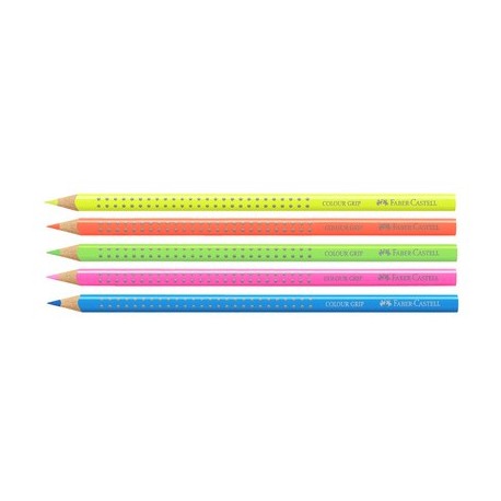 Faber-castell crayon couleur triangulaire color grip, orange