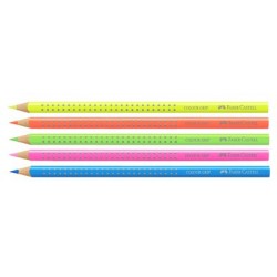 Faber-castell crayon couleur triangulaire color grip, vert