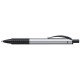 Faber-castell stylo-bille rétractable basic, argent