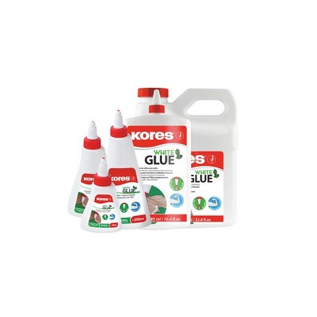 Kores colle de bricolage "whiteglue" sans solvant, 500 g