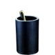 Läufer pot à crayons la linea, en cuir, noir