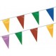 Papstar guirlande de fanions, multicolore, en film plastique