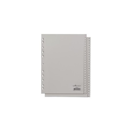 Durable kunststoff-register, zahlen, a4, 52-teilig, 1 - 52