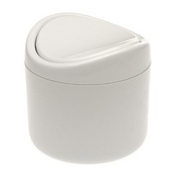 Keeeper poubelle de table, en pp, 1,3 litre, blanc