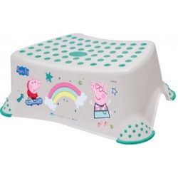 Keeeper kids marche-pied tomek "peppa pig", gris clair