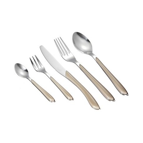Ritzenhoff & breker fourchette à gâteau beauty taupe (LOT DE 6)
