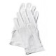 Papstar gant en coton, taille: m, blanc