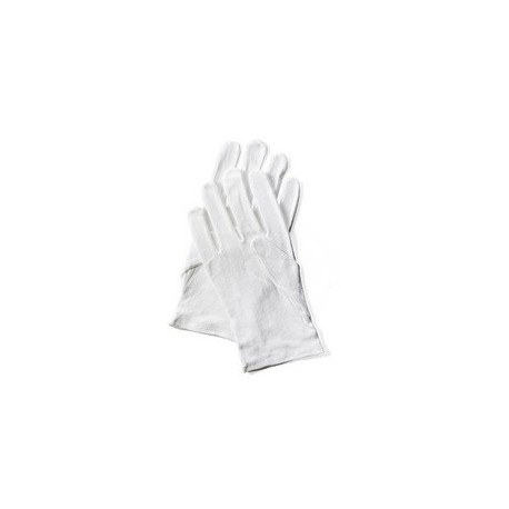 Papstar gant en coton, taille: m, blanc