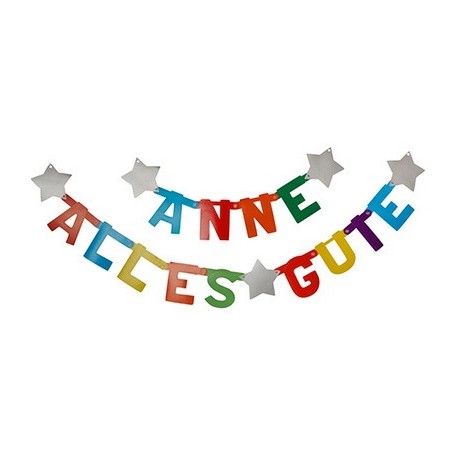 Papstar guirlande, personnalisable