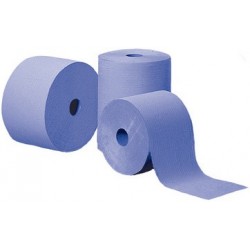 Hygostar rouleau papier nettoyant, 2 couches, bleu (LOT DE 2)