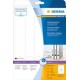 Herma etiquette dos de classeur special, 38 x 297 mm, blanc