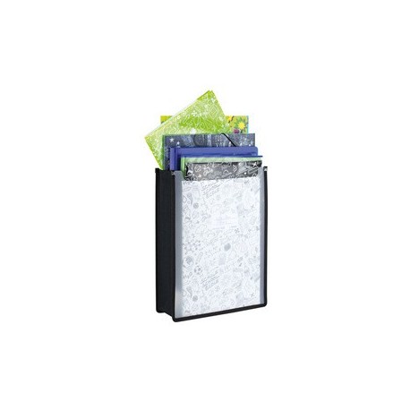 Herma boîte scolaire "flexi", bleu foncé translucide