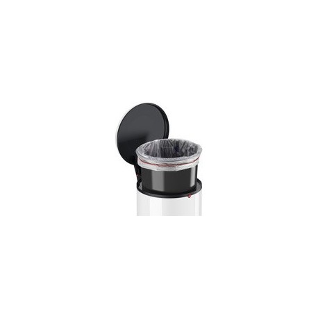 Hailo poubelle à pédale harmony l, 20 l, acier inox, argent