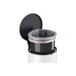 Hailo poubelle à pédale harmony l, 20 l, tôle d'acier, rouge