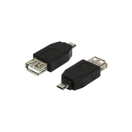 Logilink adaptateur usb 2.0, micro fiche mâle usb-b -