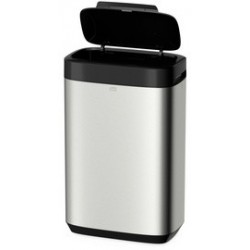 Tork poubelle, plastique/acier inoxydable, 50 litres, argent