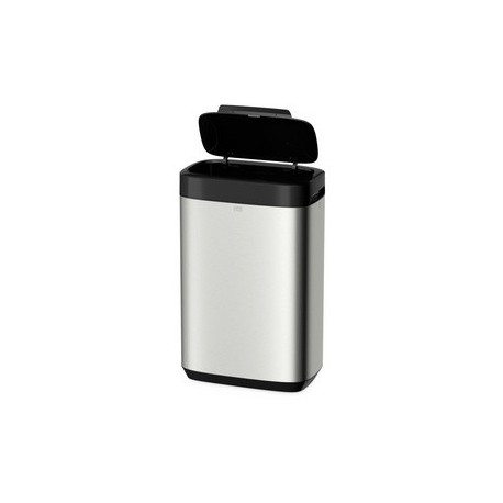 Tork poubelle, plastique/acier inoxydable, 50 litres, argent