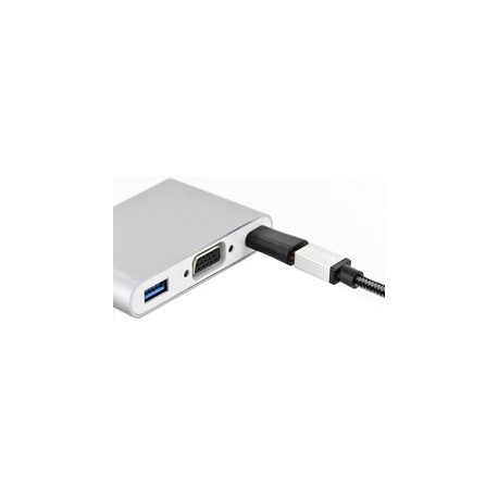 Ednet adaptateur usb, usb-c - usb-b micro, mâle - femelle