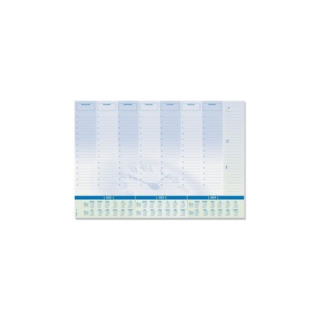 Sigel sous-main bloc papier "time", 595 x 410 mm