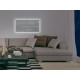 Sigel tableau magnétique en verre artverum led light, béton