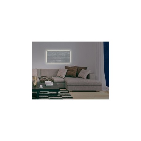 Sigel tableau magnétique en verre artverum led light, béton