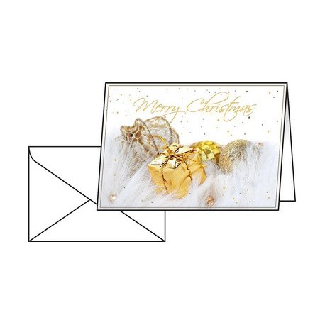 Sigel carte de noël "christmas present", a6, 220 g/m2